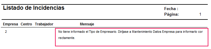 listado incidencias tipo empresario