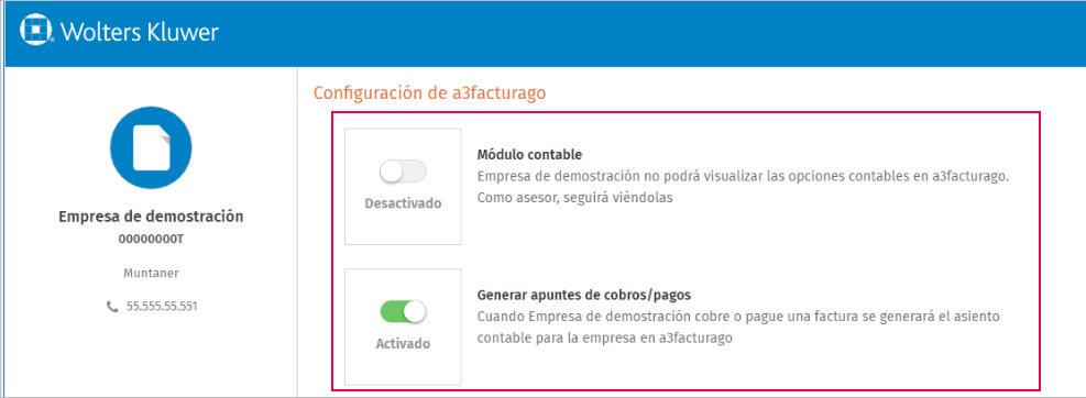configuracion a3facturago