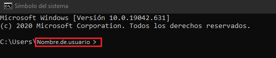 nombre de usuario