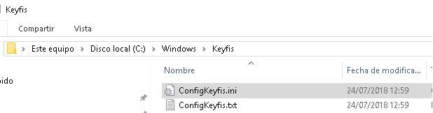 ficheros keyfis