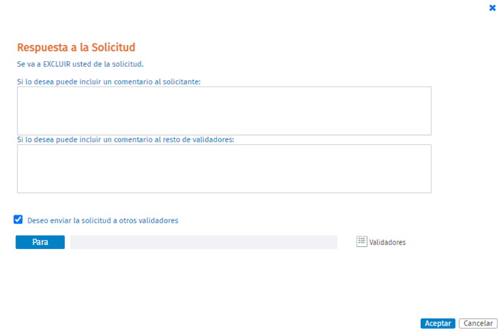comentarios solicitudes