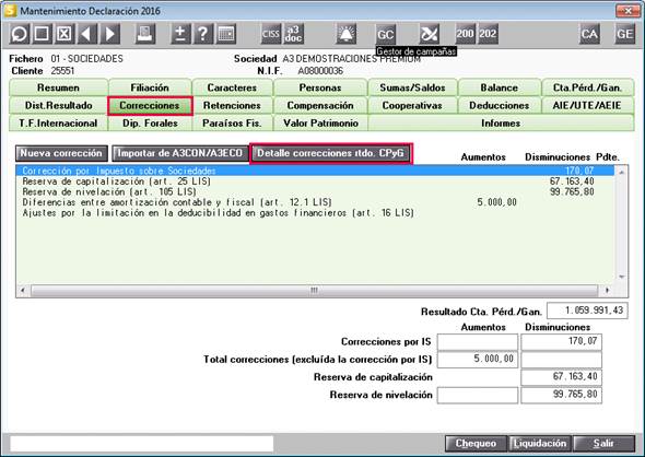 Detalle correcciones rtdo. CPyG