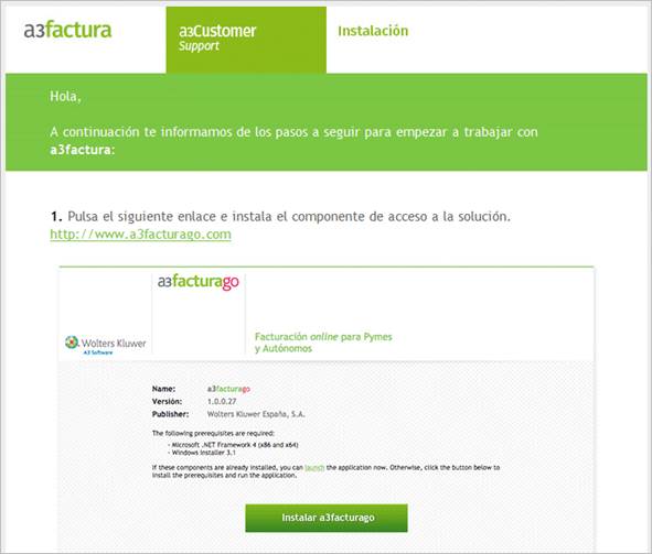 Instalar a3facturago