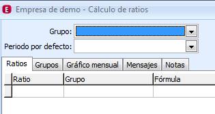 Cálculo de ratios