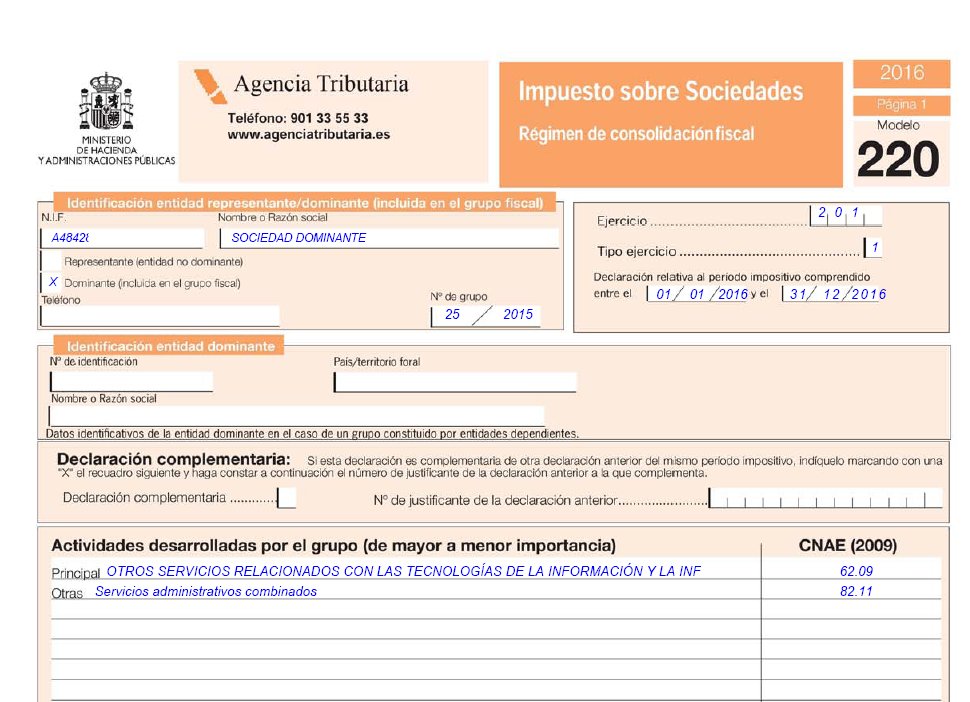 borrador 220 no valido