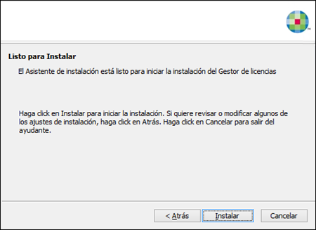Asistente de instalación