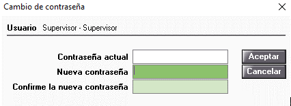 cambio de contraseña