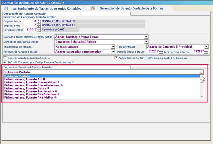 Configuracion Y Generacion De Asientos Contables