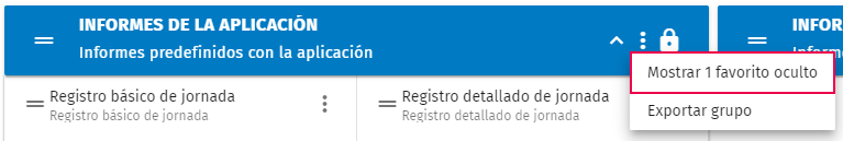 Informes de la aplicación