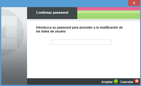 confirmar password