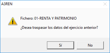 Mensaje traspaso
