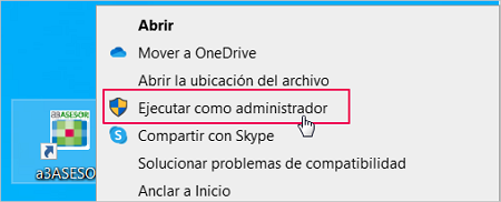 ejecutar como administrador