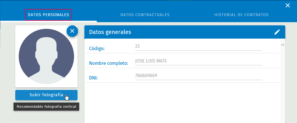datos personales