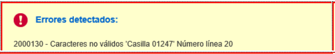 erro 2000130, casilla 1247