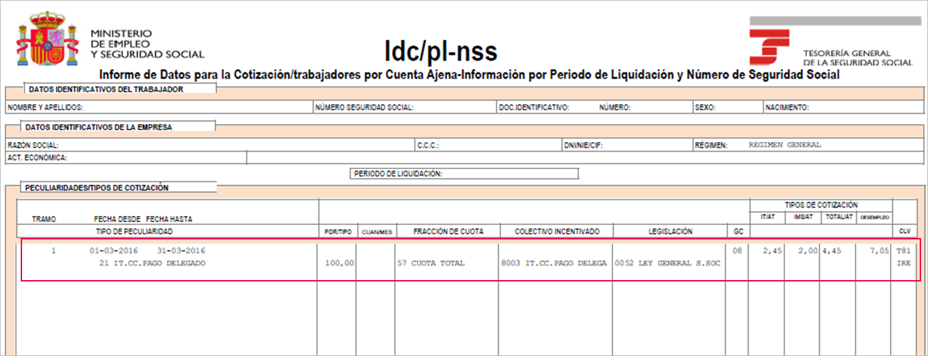 IDC PL NSS fichero bases