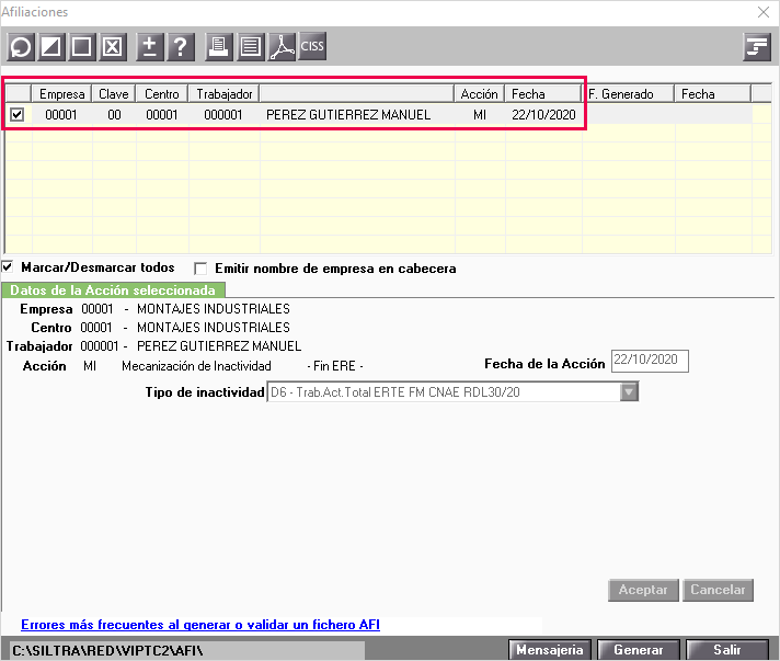 movimientos Afiliacion MIN