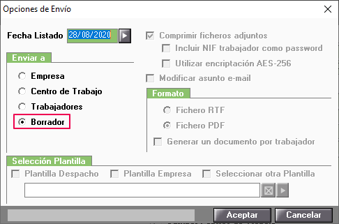 modificar impreso nomina