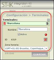 configuracion terminales