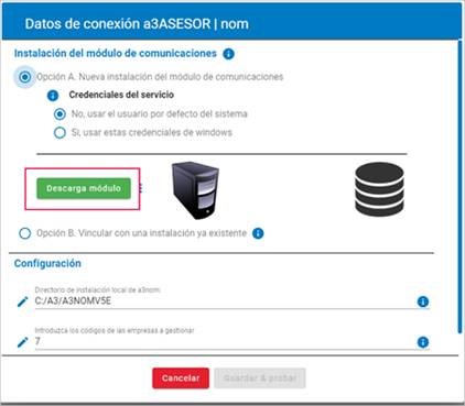 Integración de a3gestión del tiempo con a3asesor Nom