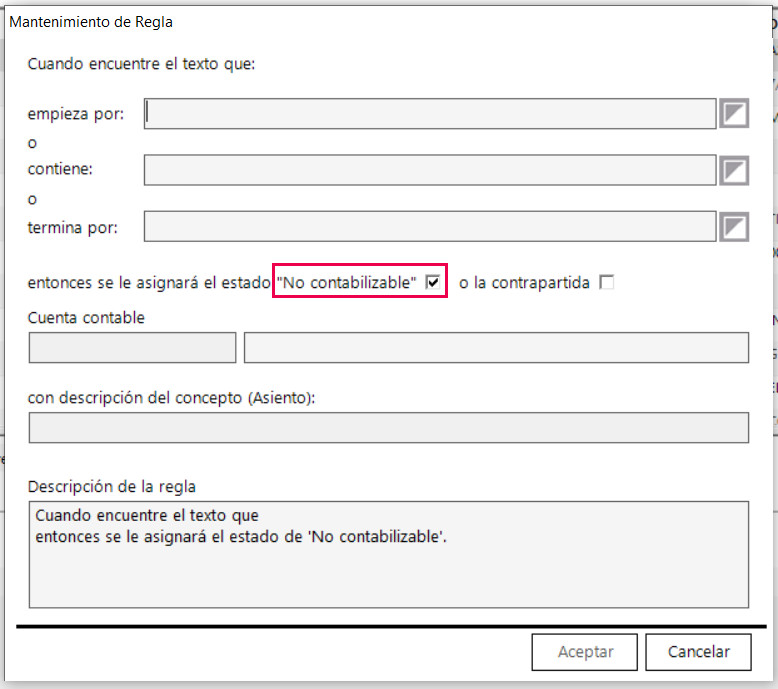 informar regla