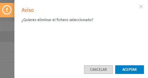 Aviso Deshacer importacion