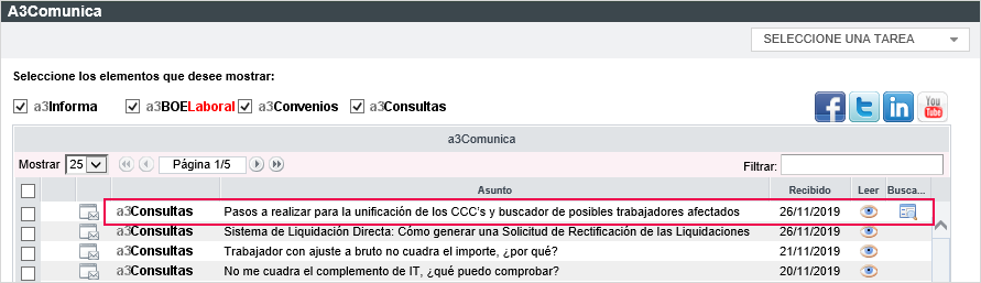 a3comunica buscador unificacion CCC