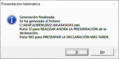 Presentacion telematica fichero