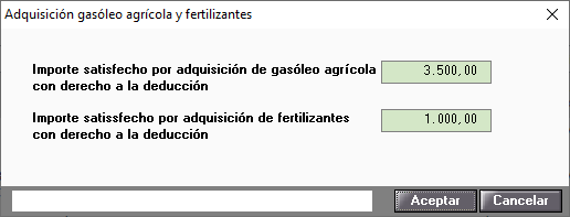 GM Adquisicion gasoleo agricola y fertilizantes