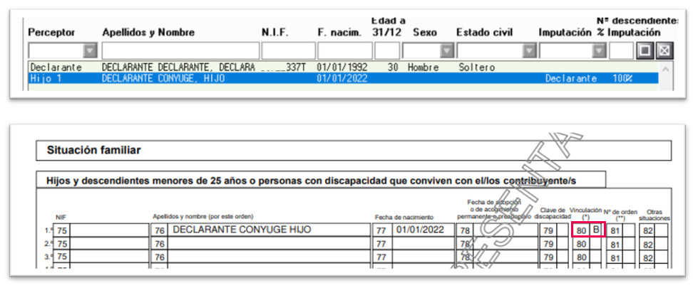 Clave B casilla 80