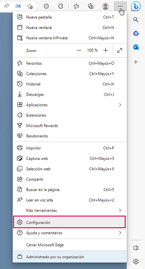 configuracion edge