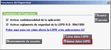 Funciones del Supervisor