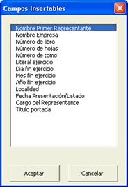 Campos insertables