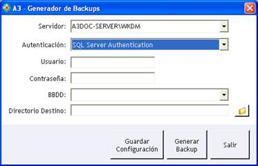 A3 - Generador de Backups