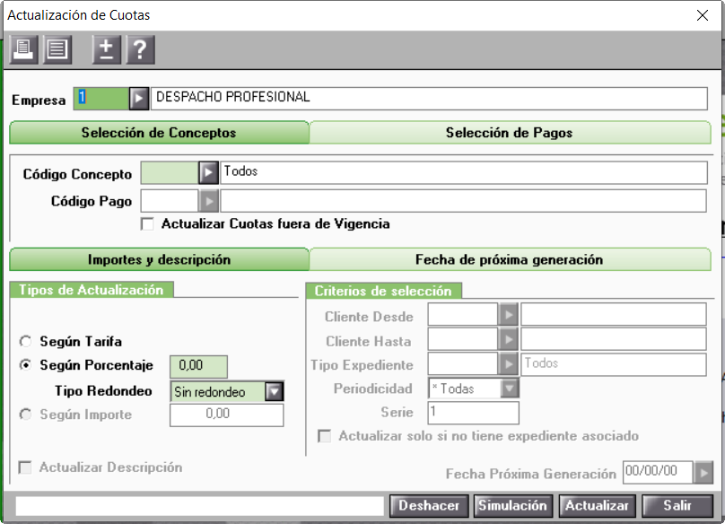 cuotas