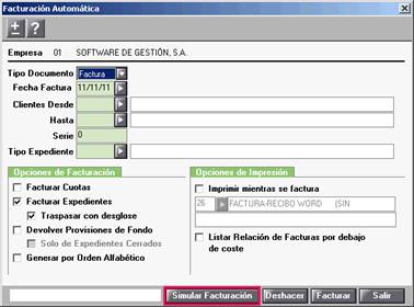 facturación automática