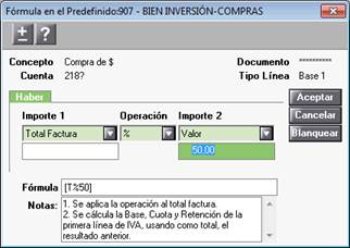 Apunte predefinido