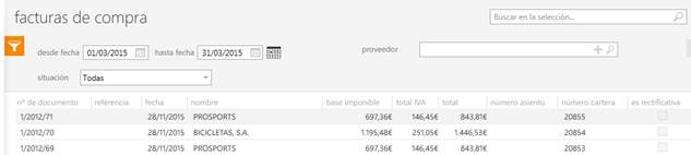 facturas de compra