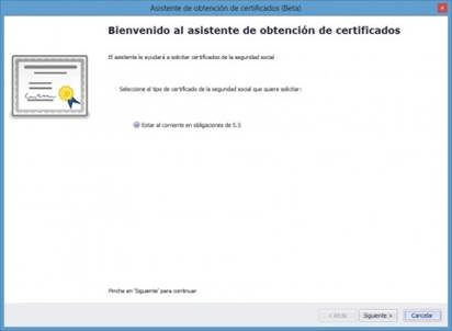 Solicitud De Certificados De La Seguridad Social