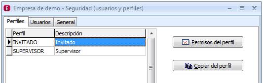 Crear perfil