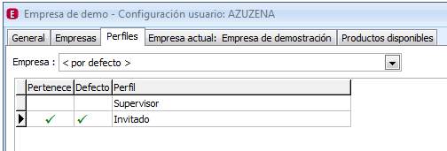 Crear usuario de perfil