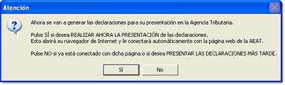 Generación declaraciones