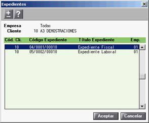 relación expedientes