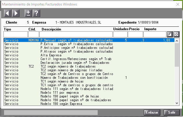 modificar enlace