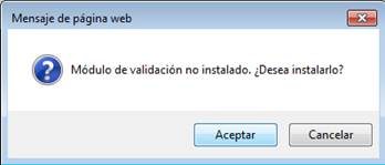 modulo validacion