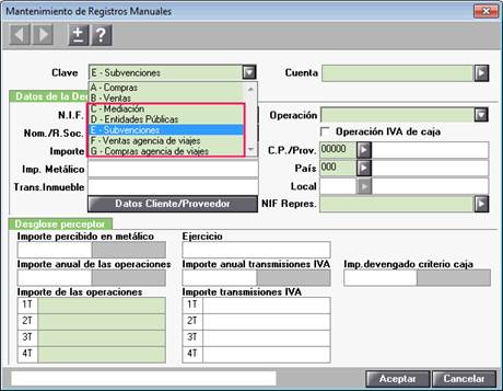 Modelo 347. Cómo Informar Las Claves C, D, E, F Y G