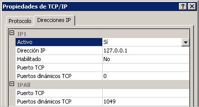 Propiedades de TCP/IP