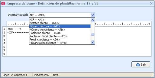 Plantilla Norma 19-58