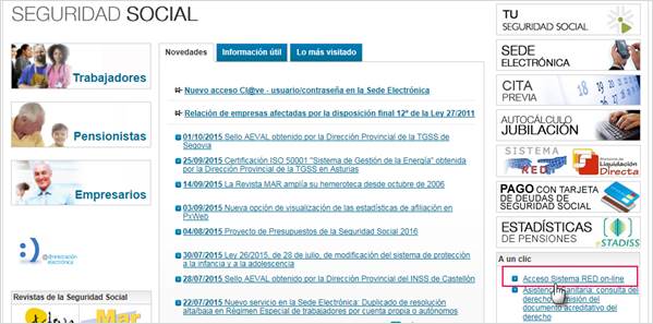 acceso sistema red on line