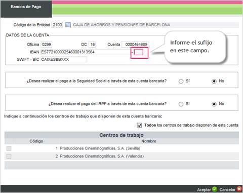 Remesa Bancaria Donde Informar El Sufijo Del Banco De Pago