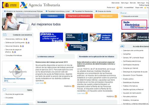 Web Agencia Tributaria